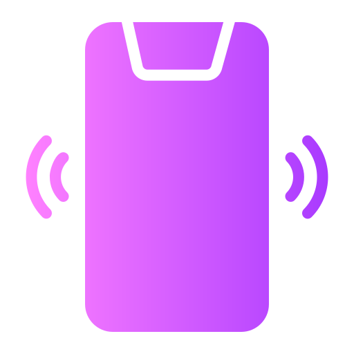 Phone vibration Generic Flat Gradient icon