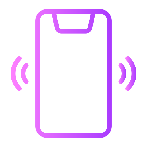 Phone vibration Generic Gradient icon