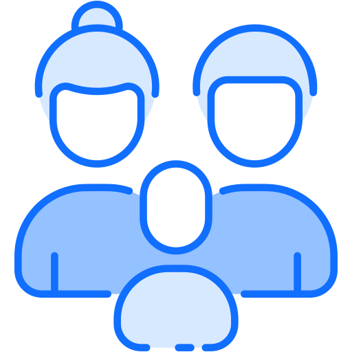 familie Generic Blue icoon