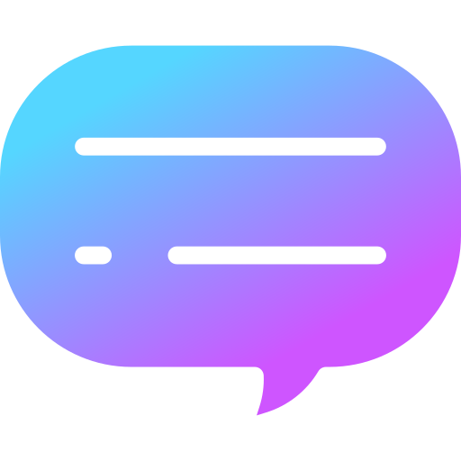 Chat Generic Flat Gradient icon