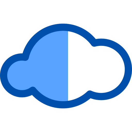 nuage Generic Blue Icône