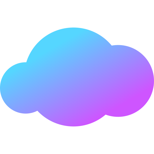 chmura Generic Flat Gradient ikona