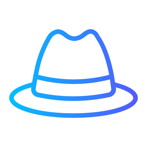 sombrero de fieltro Generic Gradient icono