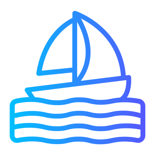 barco de vela Generic Gradient icono
