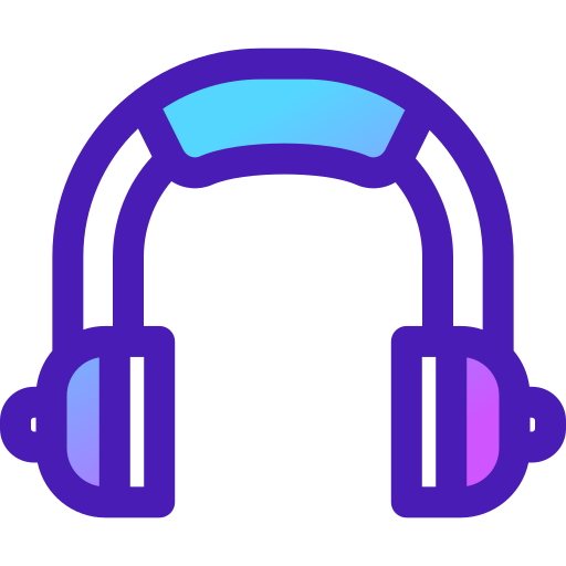 Headphones Generic Lineal Color Gradient icon