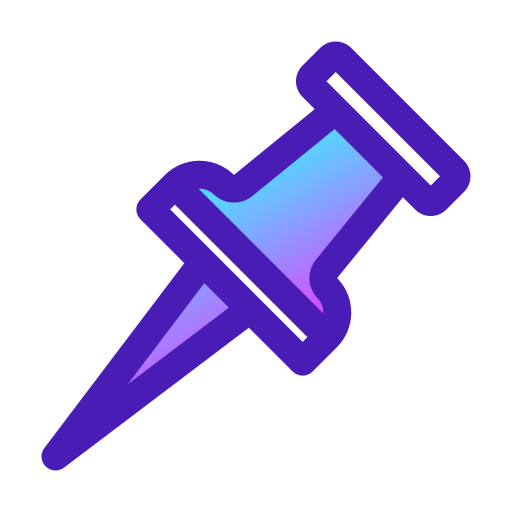 Push pin Generic Lineal Color Gradient icon