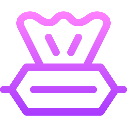 Tissue Basic Gradient Lineal color icon