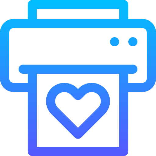 Printer Basic Gradient Lineal color icon