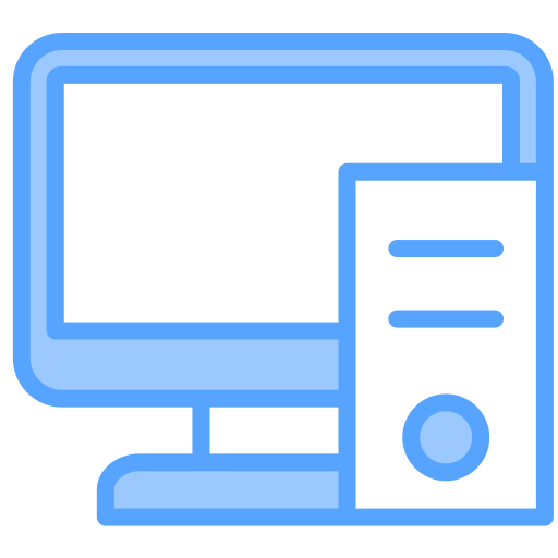 computer Generic Blue icon