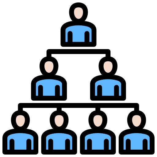 Структура организации Generic Outline Color иконка