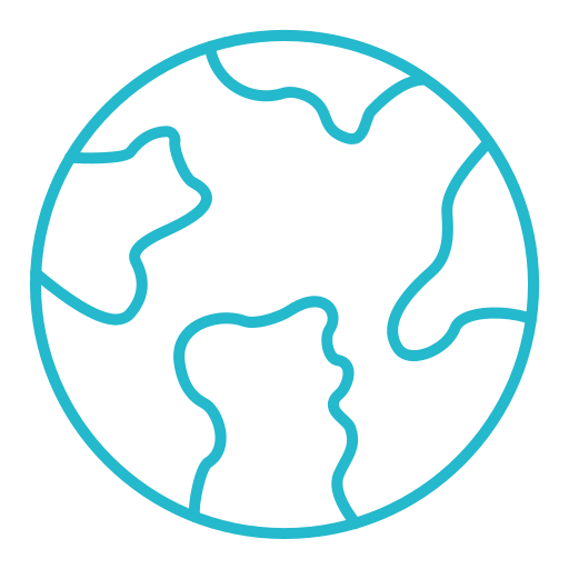 Planet earth Generic color outline icon