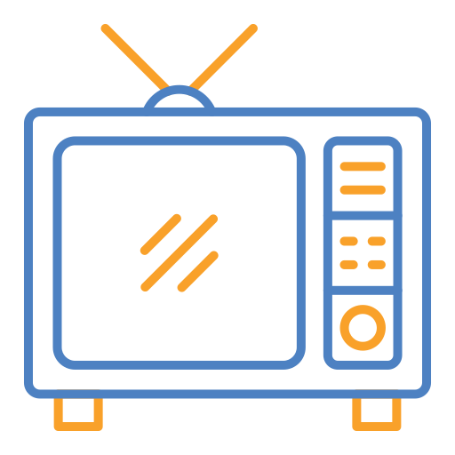 Television Generic color outline icon