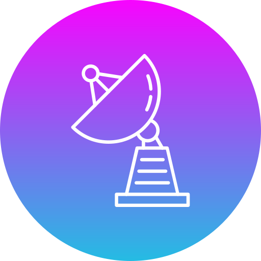Satellite dish Generic gradient fill icon