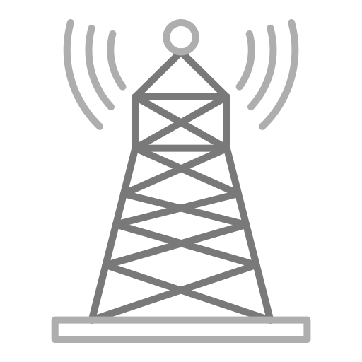 Signal tower Generic color outline icon