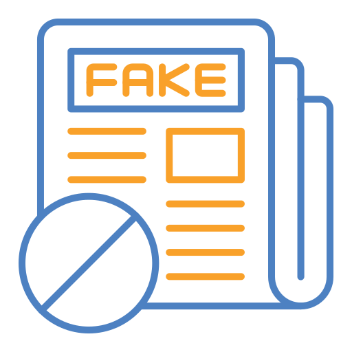 fake news Generic color outline Icône