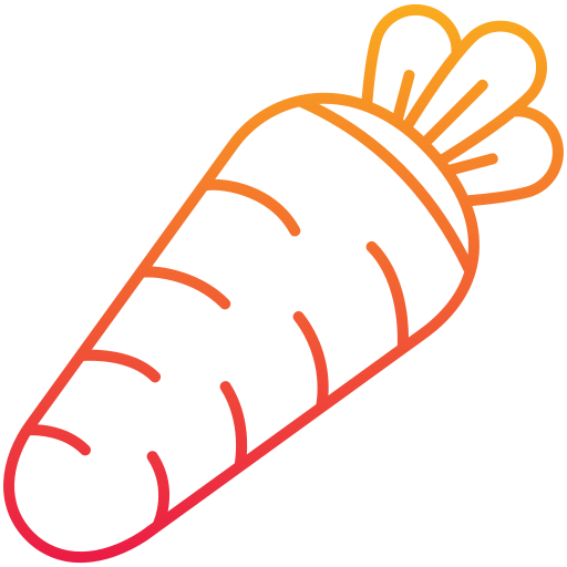 Морковь Generic Gradient иконка