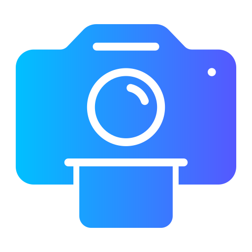 instant-camera Generic Flat Gradient icoon
