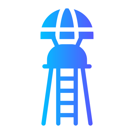 Lifeguard chair Generic Flat Gradient icon