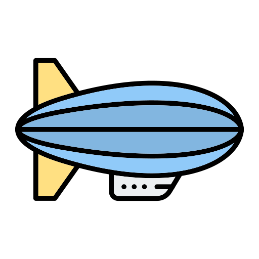zeppelin Generic Outline Color icon