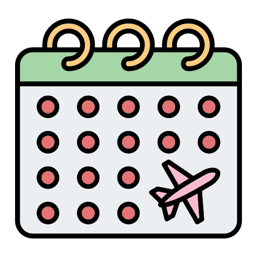 Flight Generic Outline Color icon