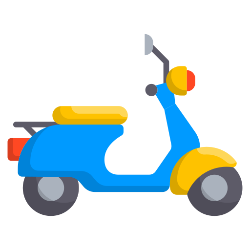 scooter Generic Flat icoon