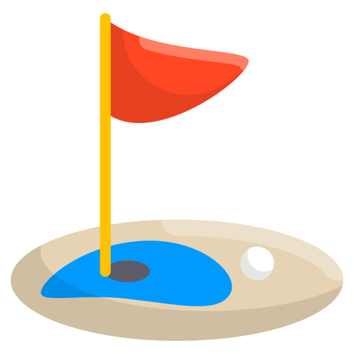 Поле для гольфа Generic Flat иконка