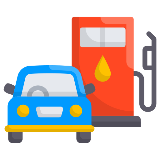 pompa paliwowa Generic Flat ikona