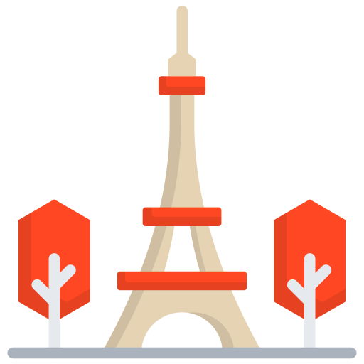 Eiffel tower Generic Flat icon