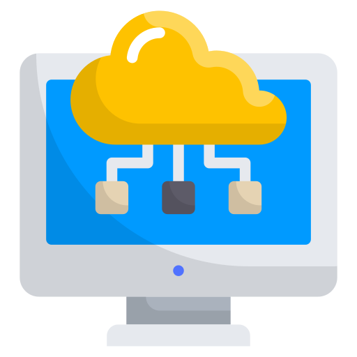 Cloud service Generic Flat icon