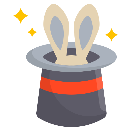 konijnen hoed Generic Flat icoon