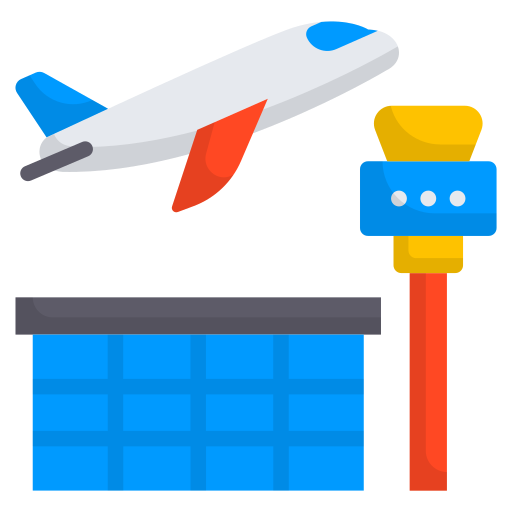 lotnisko Generic Flat ikona
