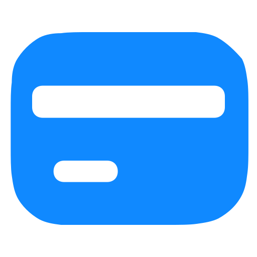 クレジットカード Generic Blue icon