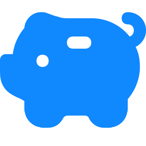 spaarvarken Generic Blue icoon
