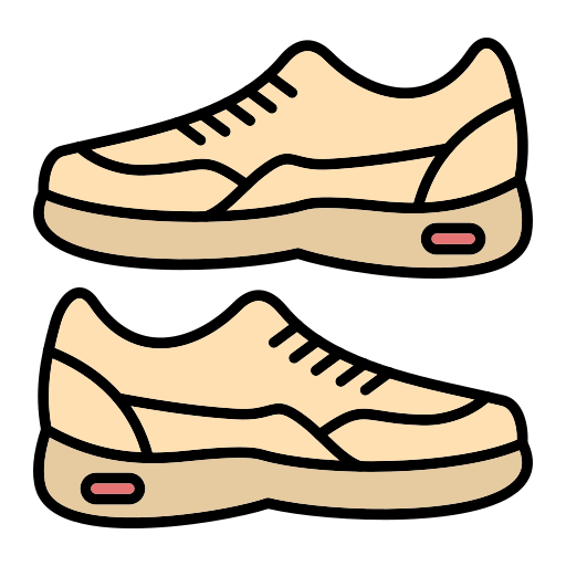 zapatillas Generic Outline Color icono