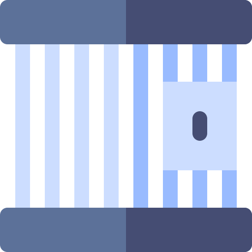 Jail Basic Rounded Flat icon