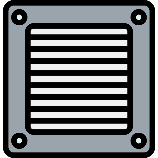 ventilación Generic Outline Color icono