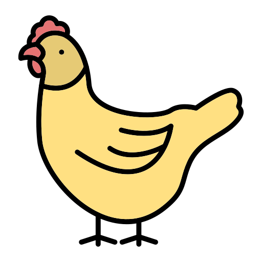 poulet Generic Outline Color Icône