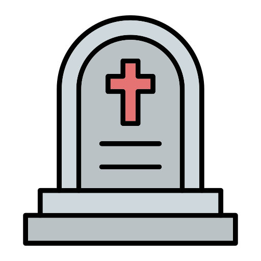 cimitero Generic Outline Color icona