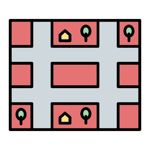 calle Generic Outline Color icono