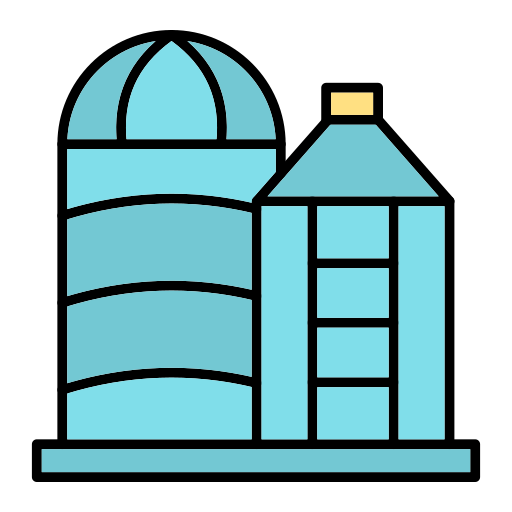 silo Generic Outline Color icona
