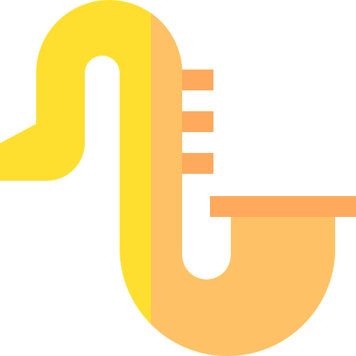 saxofón Basic Straight Flat icono
