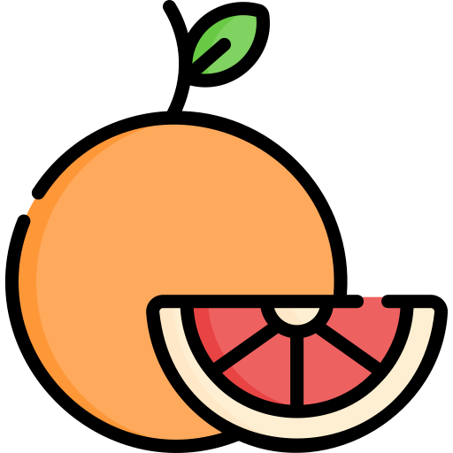 Grapefruit Special Lineal color icon