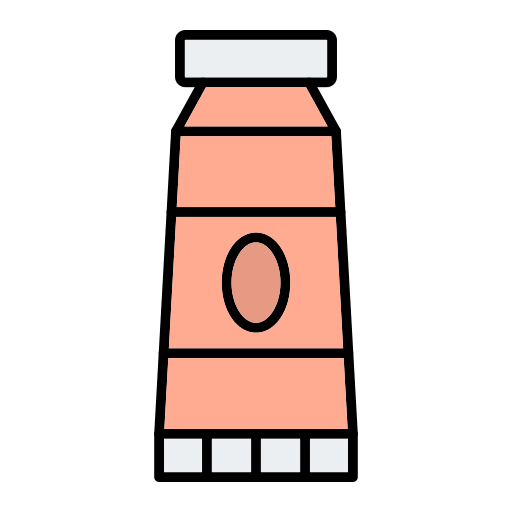 tubo di vernice Generic Outline Color icona