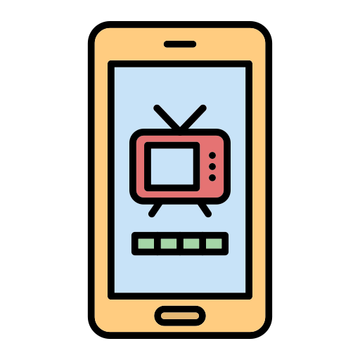 tv-app Generic Outline Color icoon