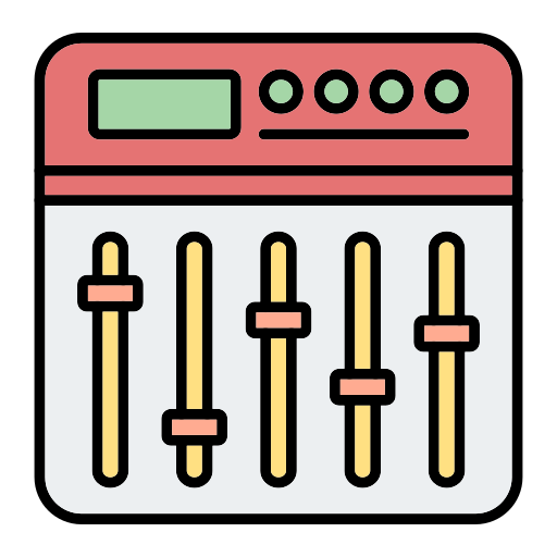 equalizer Generic Outline Color icon