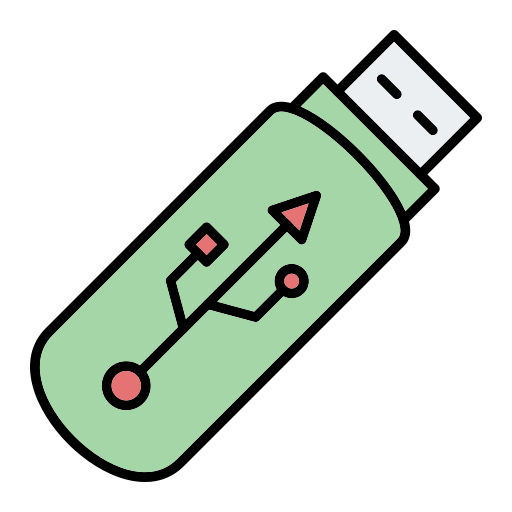 usb-stick Generic Outline Color icoon