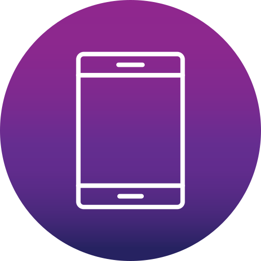 smartphone Generic Flat Gradient icona