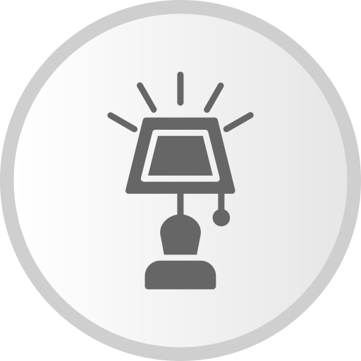 tafellamp Generic Grey icoon