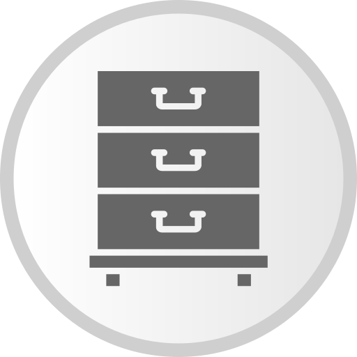 서류 캐비넷 Generic Grey icon