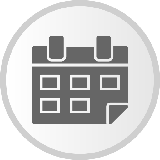 Calendar Generic Grey icon
